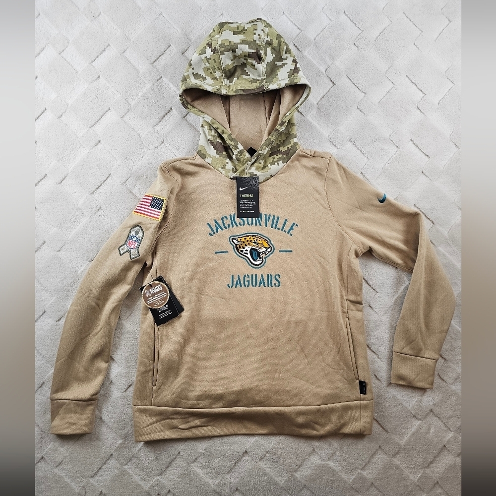Nike Jacksonville Jaguars Salute To Service Hoodie Womens Large Pullover NFL